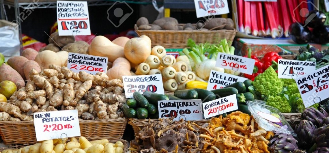 Mercati contadini a Londra: ma dove si trovano le bietole?