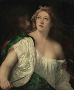 TIZIANO -Lucrezia-e-suo-marito-